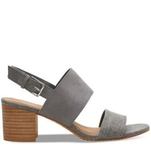 TOMS Poppy Sandal - Gray, Sz 7